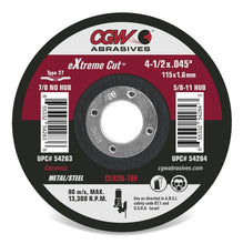 Cargar imagen en el visor de la galería, CGW Abrasives eXtreme Cut Ceramic Cutting Wheels
