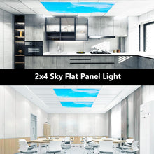 Load image into Gallery viewer, 2x4 LED Panel with Ceiling Light Cloud - Selectable Wattage (40W/50W/60W/70W) &amp; CCT (4000K/5000K/6500K), 0-10v Dimmable, 125LM/Watt ETL Certified
