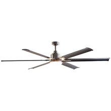 Cargar imagen en el visor de la galería, 72&quot; Bankston Modern DC Motor Downrod Mount Reversible Ceiling Fan with Lighting and Remote Control
