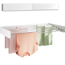 Cargar imagen en el visor de la galería, Vikaqi Wall Mounted Clothes Drying Rack 40 inches, Foldable Wall Mount Laundry Drying Rack Folding Indoor, Drying Rack Clothing Collapsible, Towel Dry
