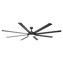 Cargar imagen en el visor de la galería, 75&quot; Industrial DC Motor Downrod Mount Reversible Ceiling Fan with Lighting and Remote Control
