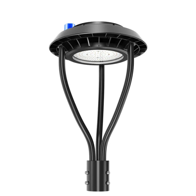 150W LED Post Top Light with Photocell - Ultra Bright 21,000lm, 5000K Daylight, 400W Equivalent, IP65 Waterproof Outdoor Area Light