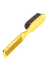 Load image into Gallery viewer, Double-Sided Beard Brush &amp; Beard Comb Barber Brush for Grooming Beard Non-Slip &amp; Sturdy Bristle Brush for Clean Cuts Professional Barber Comb for Beard &amp; Hair Edge Control Brush Barber Accessories
