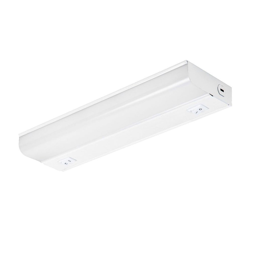 12 Inch Dimmable LED Under Cabinet Light (5W, 368lm) - Warm/Cool White Selectable CCT(3000K-4000K), UL/Energy Star Certified