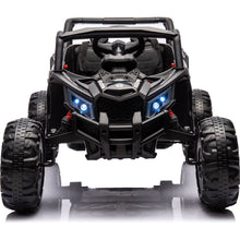 Load image into Gallery viewer, 12V Ride On Car with Remote Control,UTV ride on for kid,3-Point Safety Harness, Music Player (USB Port/Volume Knob/Battery Indicator), LED Lights, High-Low Speed Switch - Off-Road Adventure for Kids

