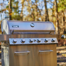 Carregar imagem no visualizador da galeria, 77352 | Full Stainless Propane Gas Grill with Free Rotisserie Kit
