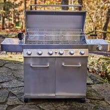 Carregar imagem no visualizador da galeria, 77352 | Full Stainless Propane Gas Grill with Free Rotisserie Kit
