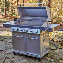 Carregar imagem no visualizador da galeria, 77352 | Full Stainless Propane Gas Grill with Free Rotisserie Kit
