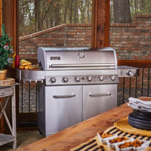 Carregar imagem no visualizador da galeria, 77352 | Full Stainless Propane Gas Grill with Free Rotisserie Kit
