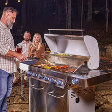 Carregar imagem no visualizador da galeria, 77352 | Full Stainless Propane Gas Grill with Free Rotisserie Kit
