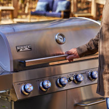 Carregar imagem no visualizador da galeria, 77352 | Full Stainless Propane Gas Grill with Free Rotisserie Kit
