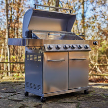 Carregar imagem no visualizador da galeria, 77352 | Full Stainless Propane Gas Grill with Free Rotisserie Kit
