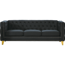 Carregar imagem no visualizador da galeria, 3-seater + 2-seater Combination sofa.BLACK VELVET
