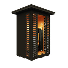 Load image into Gallery viewer, Peak Saunas Patagonia 2-Person Outdoor Full Spectrum Infrared Sauna with XL Medical-Grade Red Light Therapy and Smart WiFi App Control
