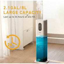Load image into Gallery viewer, Humidifiers for Bedroom Large Room, AILINKE 8L Large Ultrasonic Top Fill Humidifier with 3 Speed Humidistat for Baby Kids Adults Home Yoga Sleep brand
