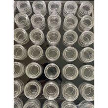 Carregar imagem no visualizador da galeria, 5mL Clear Glass Jar Concentrate Container Screw Top Lid Cosmetic Make Up Oil Wax
