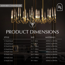 Load image into Gallery viewer, Manara Chandelier
