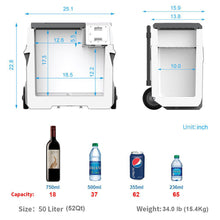 Carregar imagem no visualizador da galeria, LionCooler X50A Portable Fridge Freezer Cooler, 52 Quart Capacity, Used Like New
