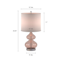 Load image into Gallery viewer, Ellipse Curved Glass Table Lamp, Set of 2
