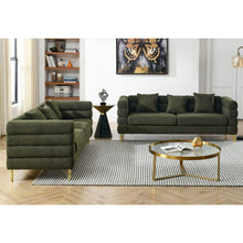 Carregar imagem no visualizador da galeria, 3-seater + 3-seater Combination sofa.Green teddy
