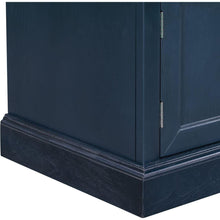 Load image into Gallery viewer, Storage Bench with 2 Drawers and 2 Cabinets, Shoe Bench with Removable Cushion for Living Room, Entryway (Antique Navy)
