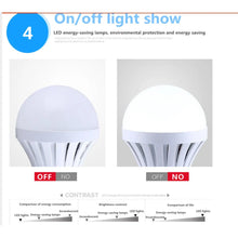 Carregar imagem no visualizador da galeria, 7W LED Emergency Light Bulbs - Rechargeable &amp; Energy Saving
