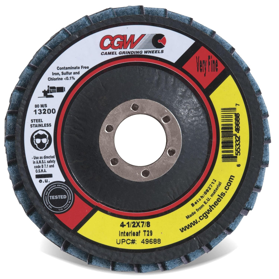 CGW Abrasives Surface Conditioning Interleaf Flap Disc