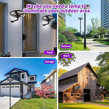 Load image into Gallery viewer, 1500W Solar UFO Motion Sensor All in one Solar Garden Street Light With Remote Control
