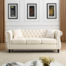 Carregar imagem no visualizador da galeria, 3-seater + 3-seater Combination sofa.Beige Velvet(W834S00063)
