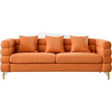 Cargar imagen en el visor de la galería, 3-seater + 2-seater Combination sofa.ORANGE teddy
