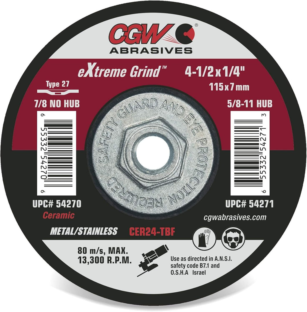 CGW Abrasives RESIN GRIND WHLS