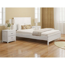 Load image into Gallery viewer, Albany Solid Wood Twin Bed Frame with Headboard, Heavy Duty Modern Rustic Twin Size Bed Frames, Box Spring Needed
