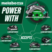 Carregar imagem no visualizador da galeria, Metabo HPT C1807DAQ4M 18V MultiVolt 7-1/4 Inch Cordless Circular Saw
