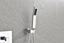 Load image into Gallery viewer, Shower Set System Bathroom Luxury Rain Mixer Shower Combo Set Wall Mounted Rainfall Shower Head Faucet
