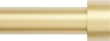 Carregar imagem no visualizador da galeria, Zeerobee Curtain Rods for Windows 48 to 84, 1 Inch Gold Curtain Rod Set, Heavy Duty Drapery Rods with Adjustable Curtain Rods, Outdoor Modern Curtain

