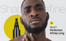 Load image into Gallery viewer, Beard Filler Pen kit Black Beard Pen with Brush Waterproof and Sweat Proof Barber Styling Pencil Long Lasting Marker Filler for Men Beard Grooming Kit Barber Accessories Beard Products
