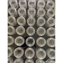 Carregar imagem no visualizador da galeria, 5mL Clear Glass Jar Concentrate Container Screw Top Lid Cosmetic Make Up Oil Wax
