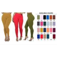 Load image into Gallery viewer, SOLID SEAMLESS LEGGINGS - PLUS
