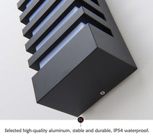 Cargar imagen en el visor de la galería, MIRODEMI® Black Outdoor Waterproof Aluminum LED Wall Sconce For Porch, Garden
