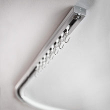 Load image into Gallery viewer, Room/Dividers/Now Corner Ceiling Track Set for Curtains with Hooks - 90 Degree Angle (Silver) | Ceiling Curtain Track Set for Corner | Curved Curtain
