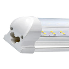 Cargar imagen en el visor de la galería, T8 Integrated 8ft LED Shop Lights Triac Dimmable- 60W with 6500K and 8400 Lumens, 100V-277V- Linkable LED Fixture
