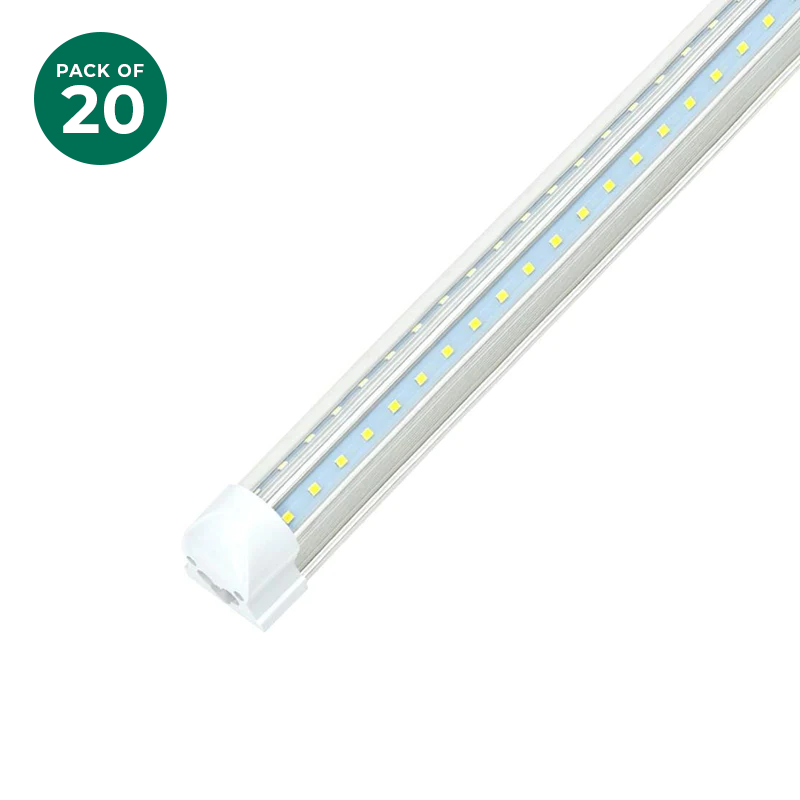 4ft LED T8 Integrated Tube Light, 30W-  6000K and 4350 Lumens, Linkable T8 LED Fixture