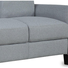 Cargar imagen en el visor de la galería, 3-Seat Sofa Living Room Linen Fabric Sofa (Gray)
