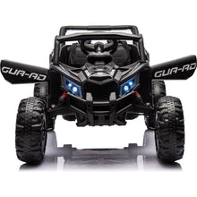 Load image into Gallery viewer, 12V Ride On Car with Remote Control,UTV ride on for kid,3-Point Safety Harness, Music Player (USB Port/Volume Knob/Battery Indicator), LED Lights, High-Low Speed Switch - Off-Road Adventure for Kids
