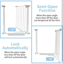 Load image into Gallery viewer, Qmon Baby Gate for Stairs, Auto Close Safety Baby Gates, Extra Tall and Wide Child Gate, Easy Walk Thru Durability Dog Gates for The House, Doorways.
