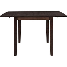 Load image into Gallery viewer, 3-Piece Wood Drop Leaf Breakfast Nook Dining Table Set with 2 X-back Chairs for Small Places, Espresso
