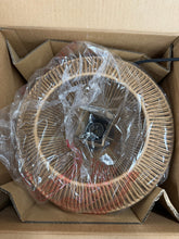 Cargar imagen en el visor de la galería, Hampton Bay Savannah 1-light Matte Black Shaded Pendant Light with Paper Twine Shade
