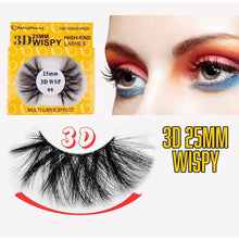 Load image into Gallery viewer, RetroTress 3D 25mm Wispy High-End Lashes Mink Matte 100% HAND MADE Eyelashes Bulk
