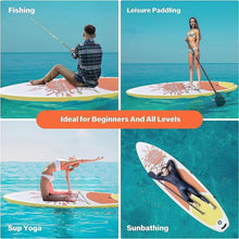 Cargar imagen en el visor de la galería, Inflatable Stand Up Paddle Board &quot;Simple Deluxe Premium SUP for All Skill Levels, Pink Paddle Boards for Adults &amp; Youth, Blow Up Stand-Up Paddleboards with Accessories &amp; Backpack, Surf Control
