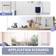 Load image into Gallery viewer, Corner Bathroom Vanity Sink Combo for Small Space Wall Mounted Cabinet Set, Ceramic Sink (BB)
